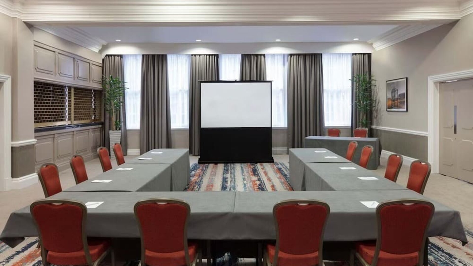 Conference room at Leonardo Hotel Cardiff.