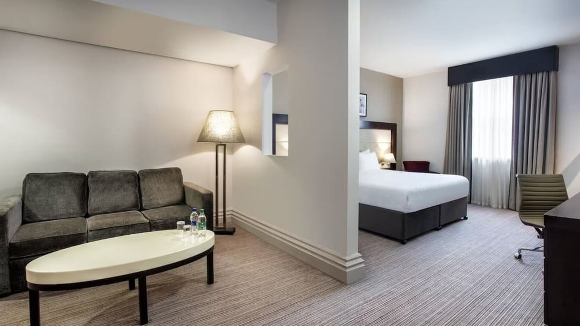 King suite at Leonardo Hotel Cardiff.