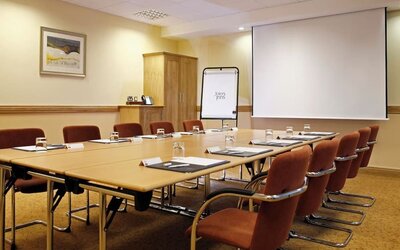 Professional meeting room at Leonardo Hotel Sheffield.