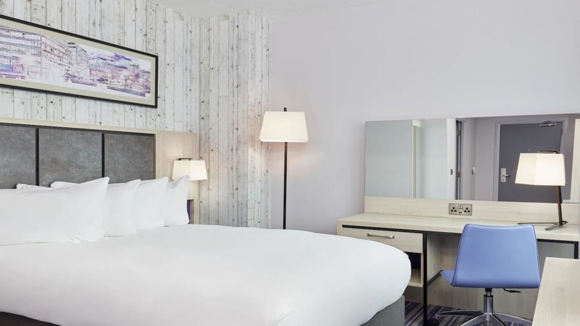 Day use room with work desk at Leonardo Hotel Sheffield.