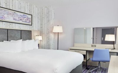 Day use room with work desk at Leonardo Hotel Sheffield.