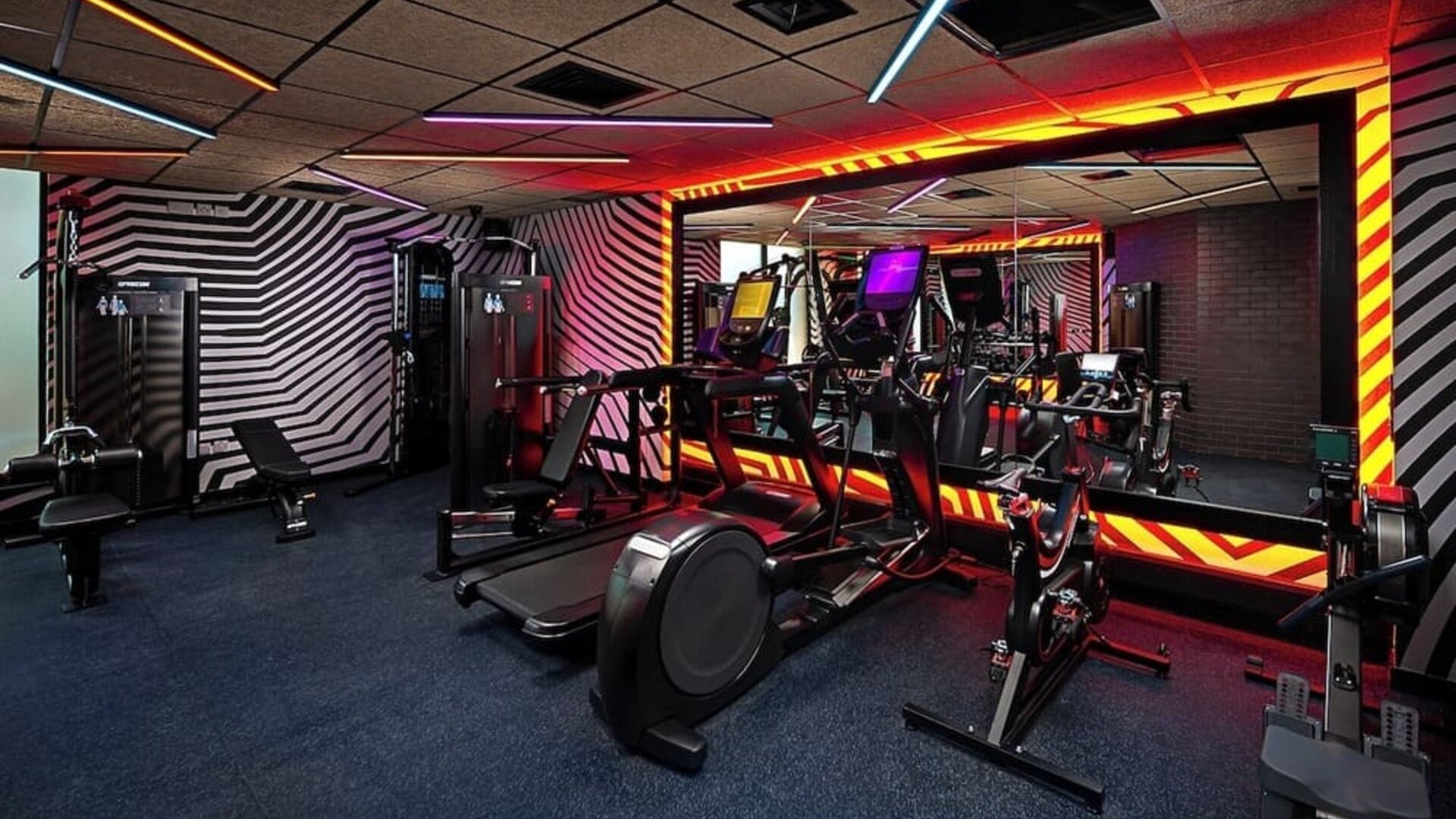 Fitness center at NYX Dublin Portobello.
