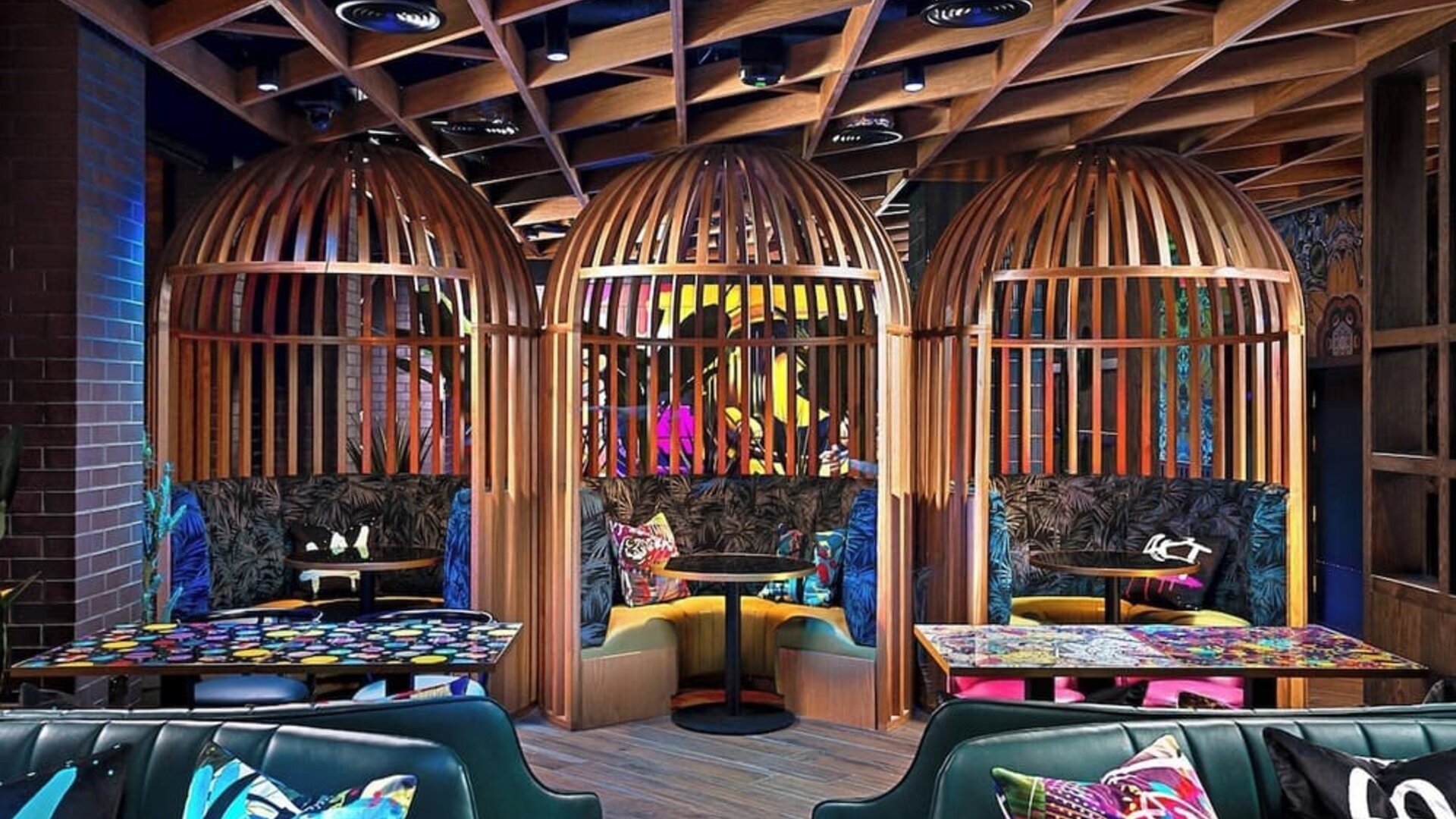 Couches and lounge at NYX Dublin Portobello.