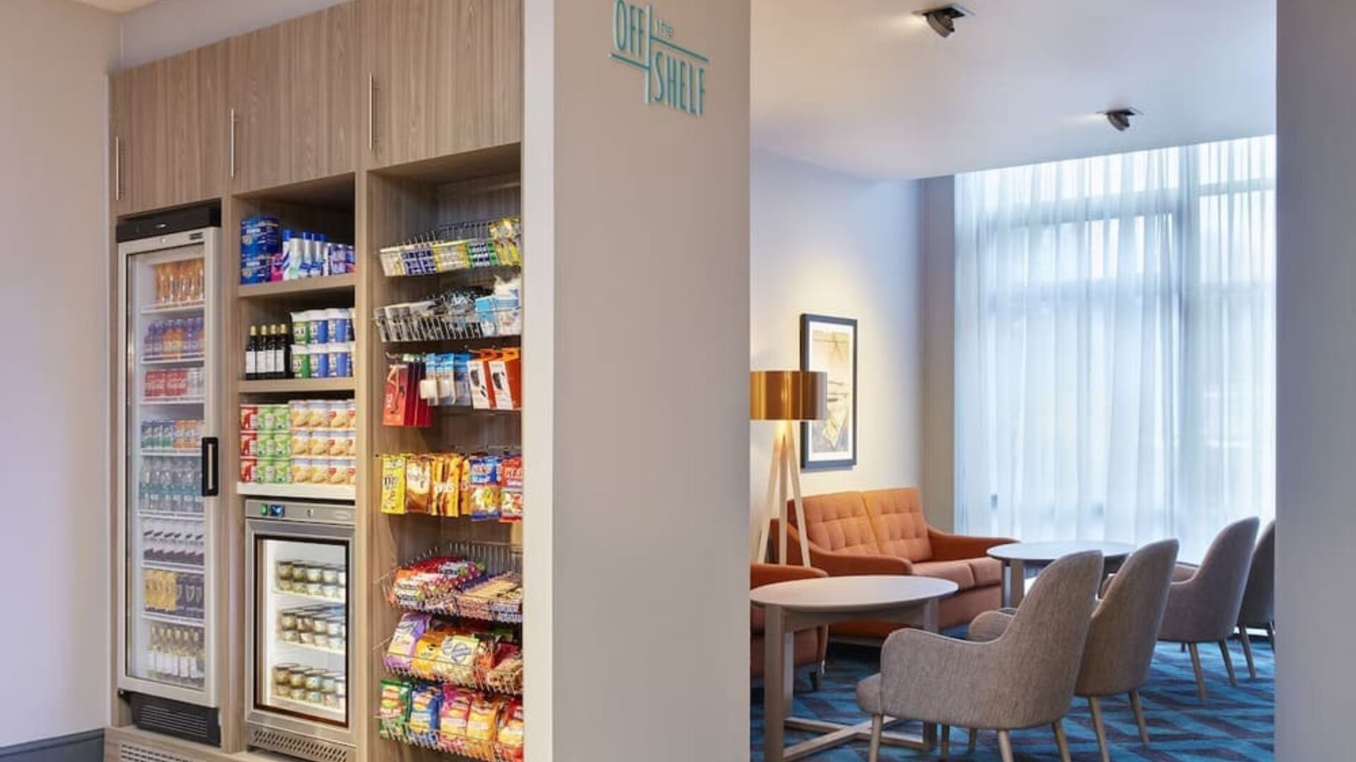 Snack bar at Leonardo Hotel Southampton.