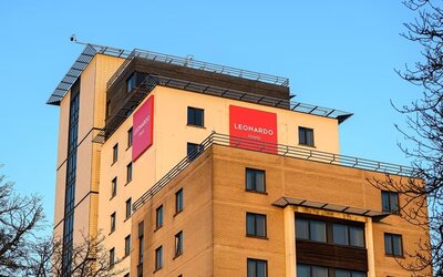 Hotel building at Leonardo Hotel Southampton.