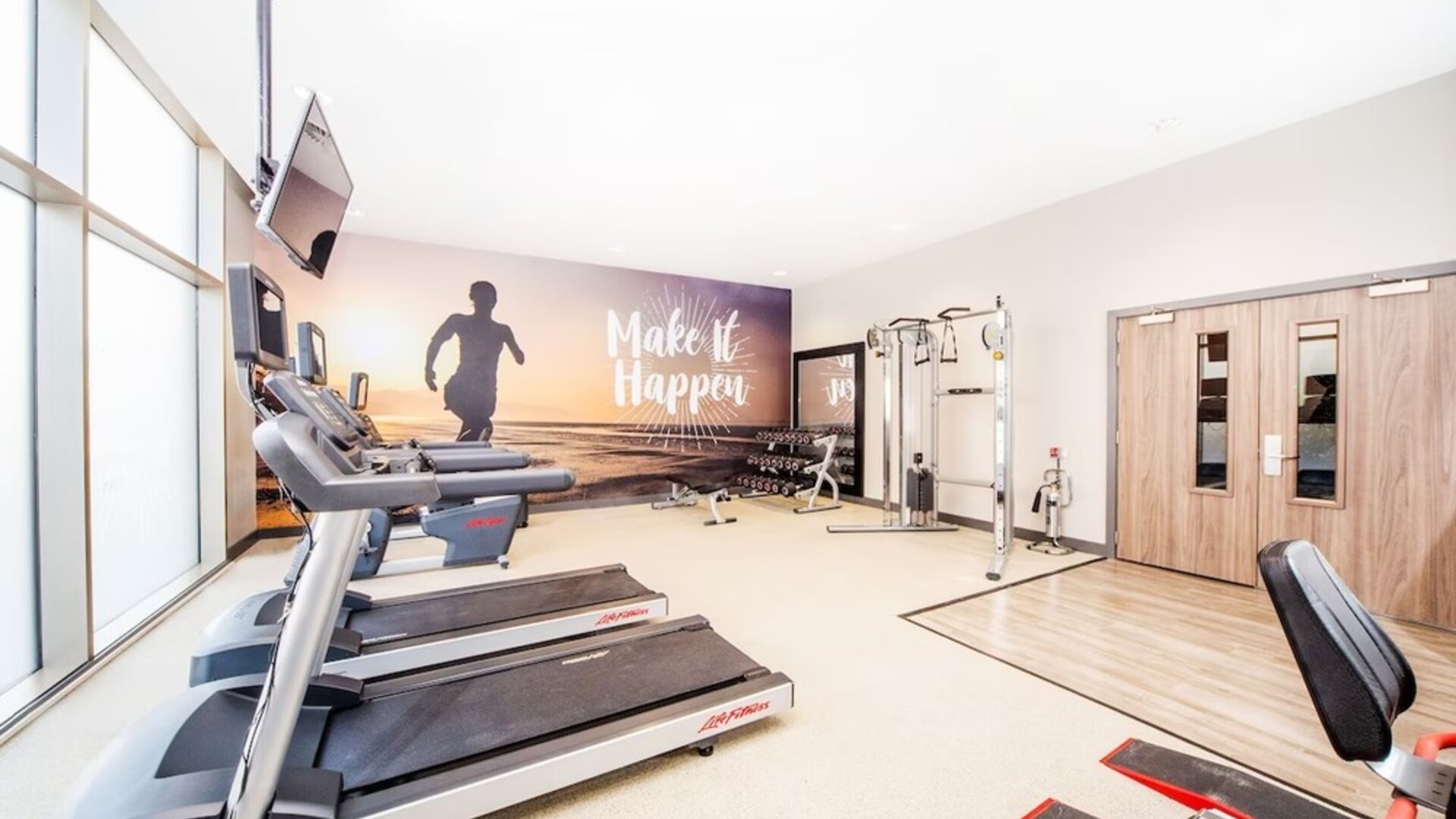 Fitness center available at Hampton By Hilton Blackpool. 