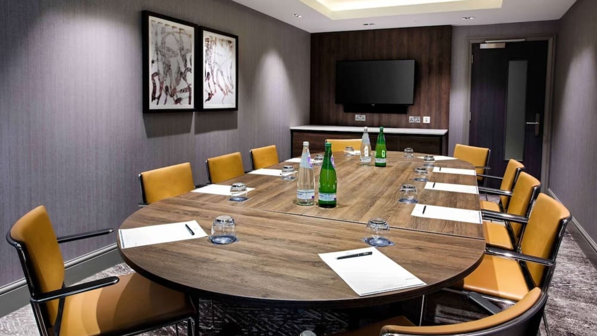 Meeting room at Hilton Edinburgh Carlton.