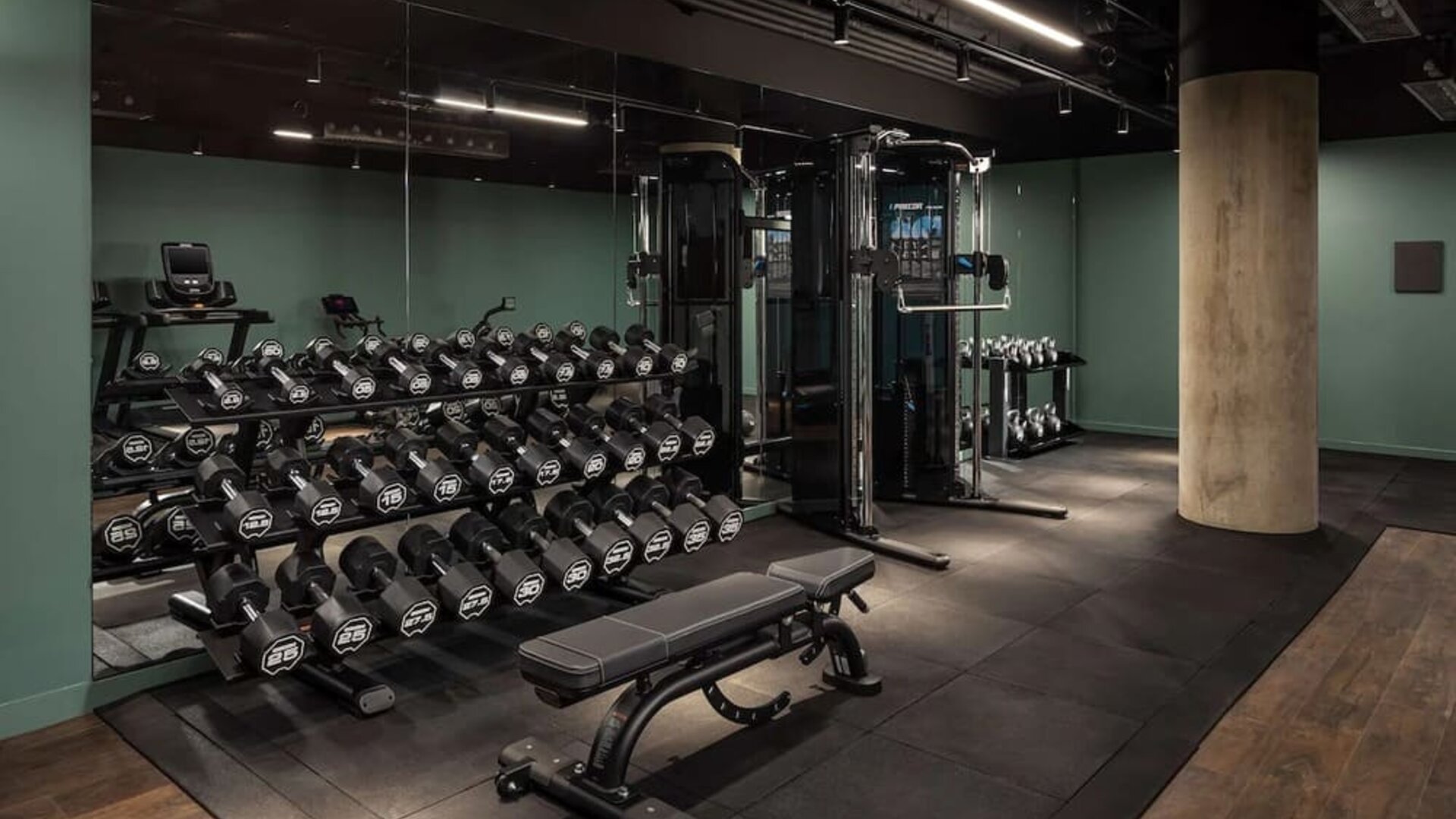 Fitness center available at The Gantry London, Curio Collection By Hilton.