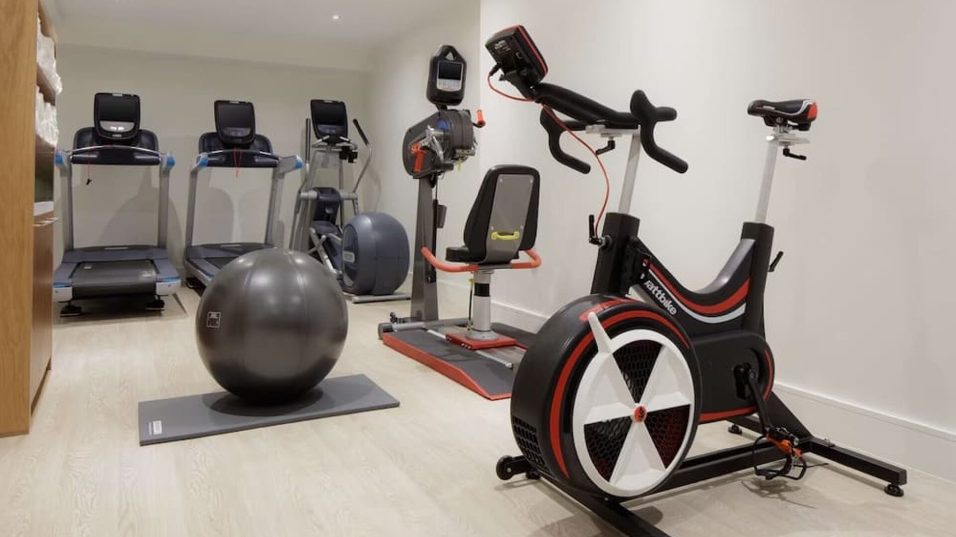 Fitness center available at Hilton London Angel Islington.