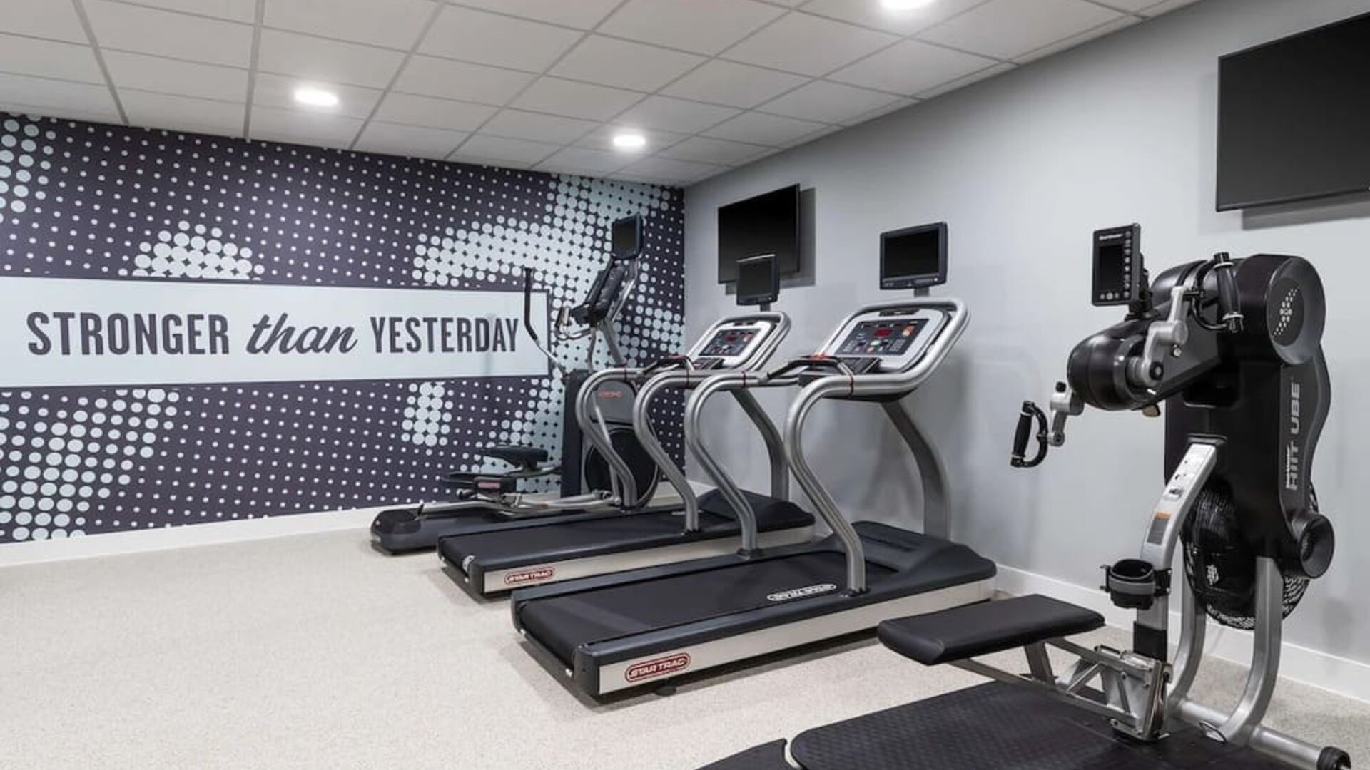 Fitness center available at Hampton By Hilton Torquay.