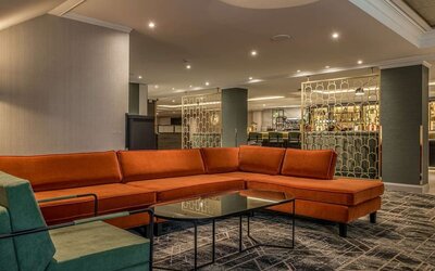 Comfortable lounge area  at Hilton London Watford.
