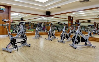 Fitness center available at DoubleTree By Hilton Edinburgh Airport.