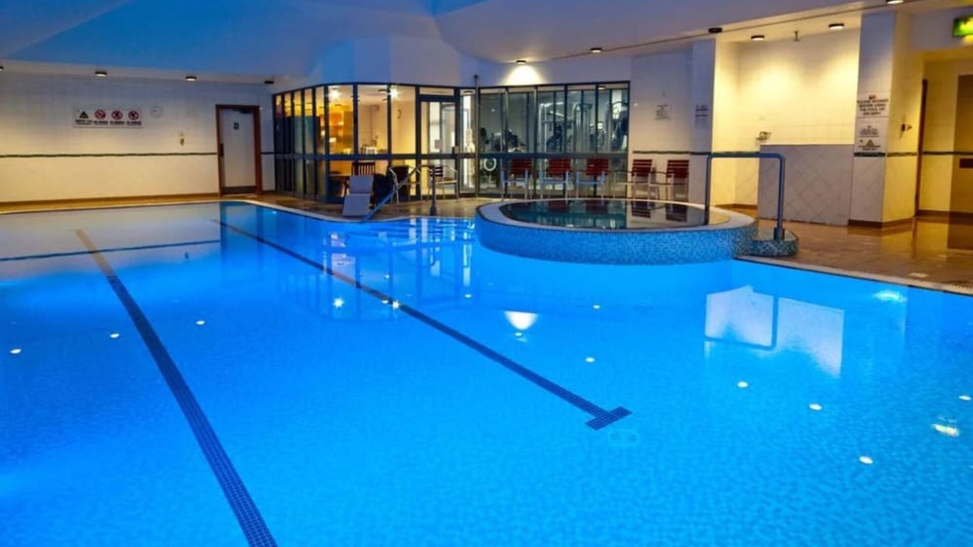 Refreshing indoor pool at DoubleTree By Hilton Coventry.