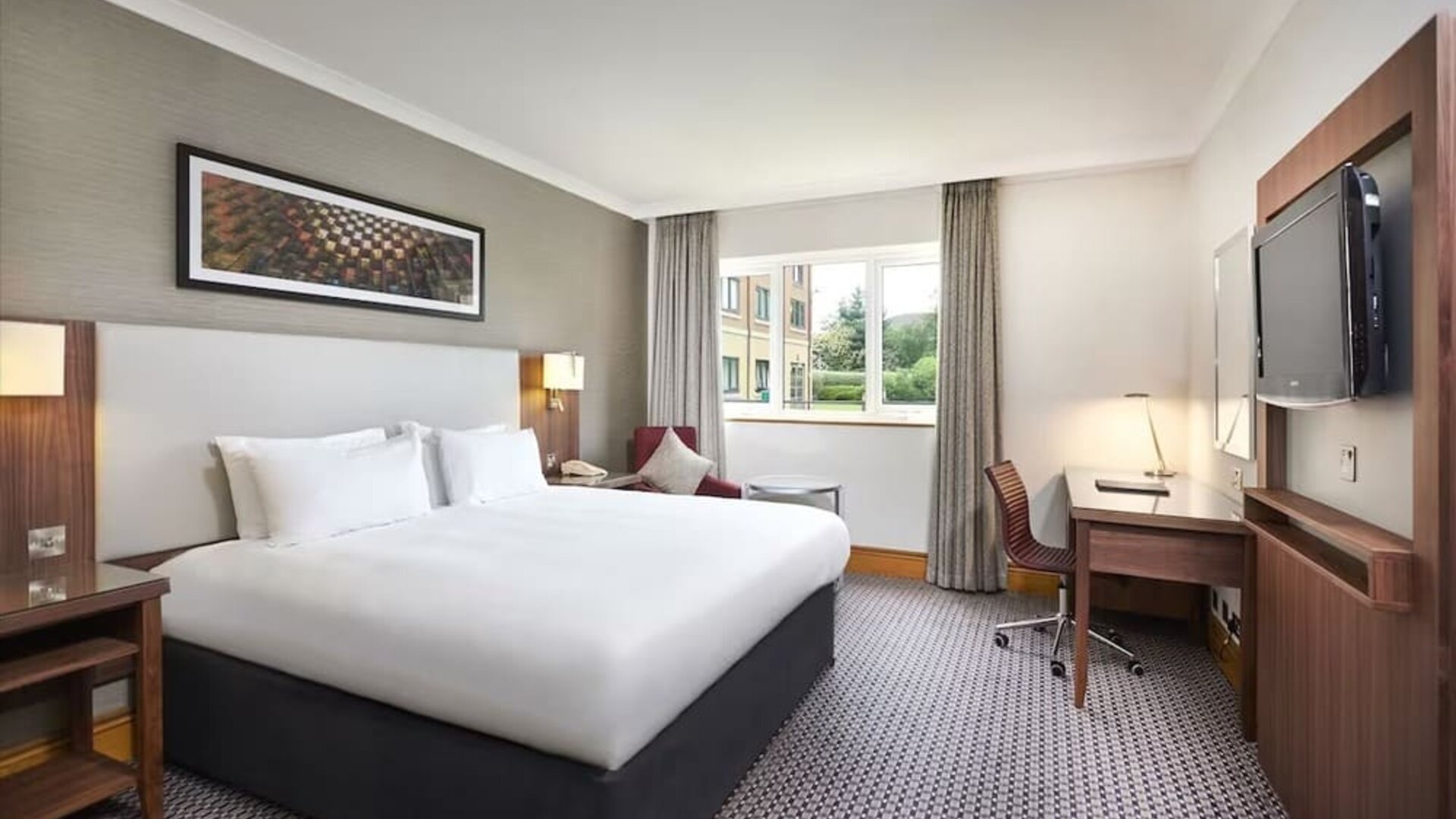 Day use room with work desk at DoubleTree By Hilton Coventry.