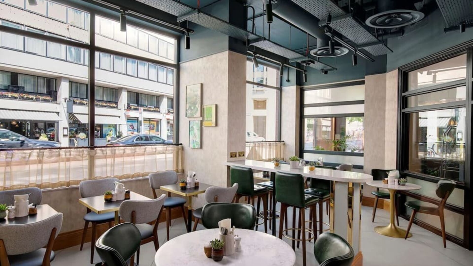 Coffee shop perfect for coworking at Lost Property St. Paul's London, Curio Collection By Hilton.