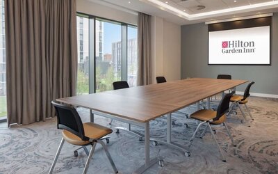 Professional meeting room at Hilton Garden Inn Stoke On Trent.