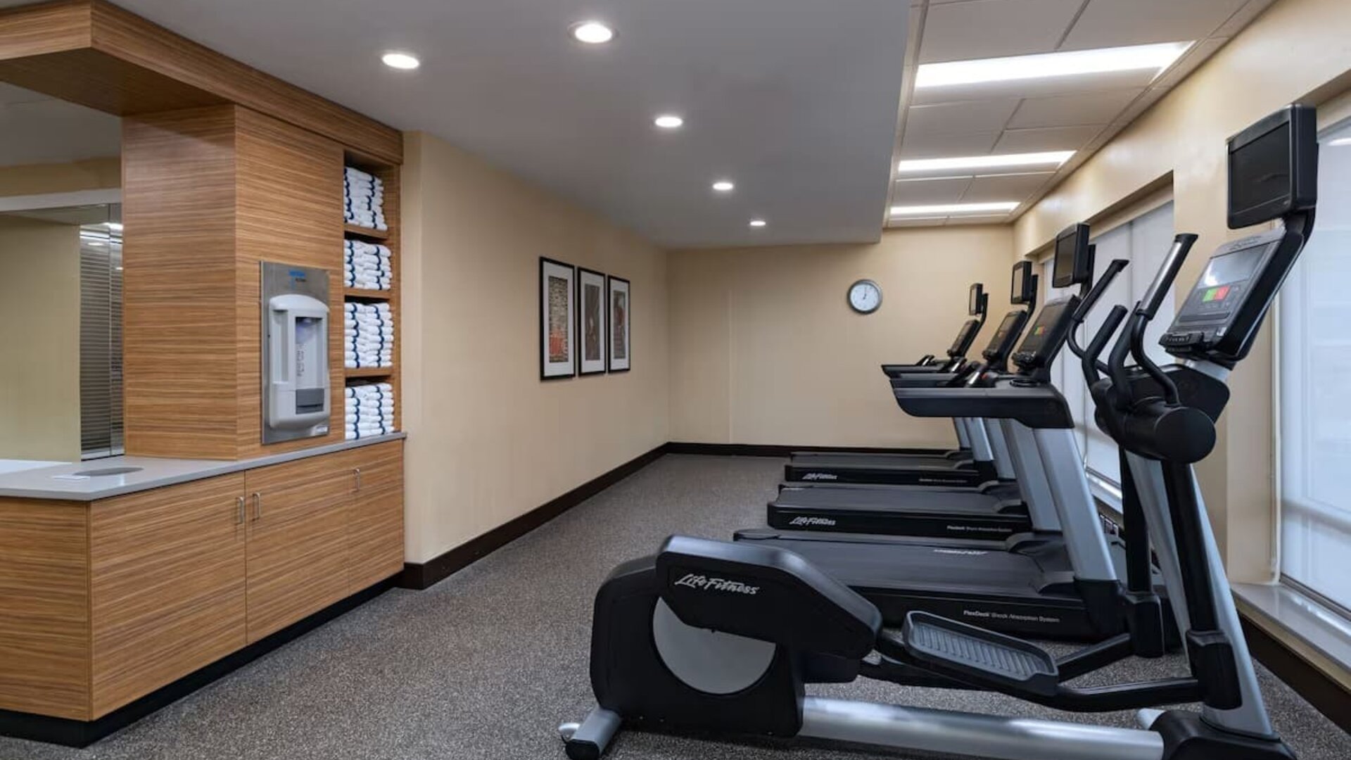 Fitness center at TownePlace Suites Edgewood Aberdeen.