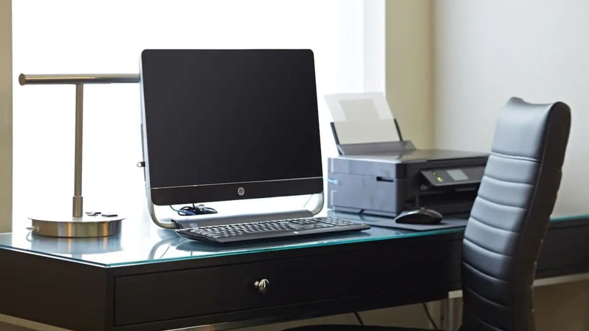 Business center with computer and printer at Comfort Inn Brandon.