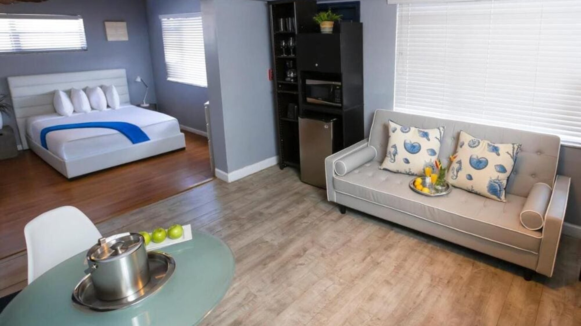 Spacious day use room at Hollywood Beach Suites, A South Beach Group Hotel.