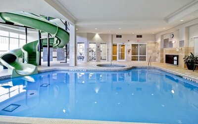 Refreshing indoor pool at Fairfield By Marriott Guelph.
