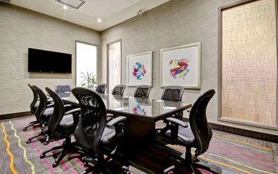Professional meeting room at Fairfield By Marriott Guelph.