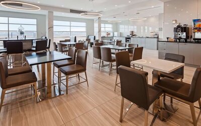 Restaurant area at Executive Residency By Best Western.
