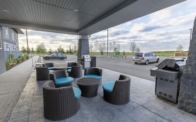 BBQ / Picnicn area at Executive Residency By Best Western.