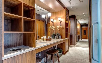 Hotel spa at Hilton Whistler Resort & Spa.