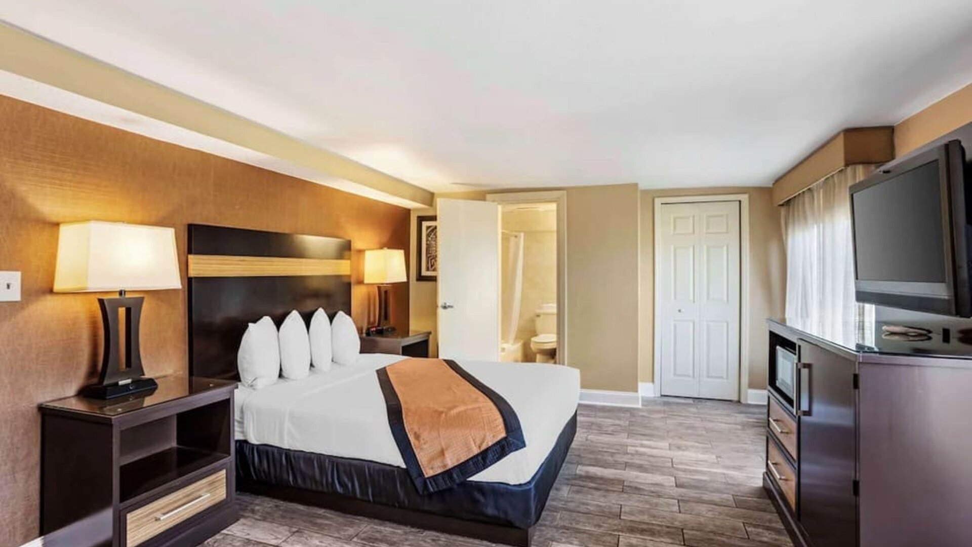 Spacious day use room at Best Western Plus Newark Airport West.