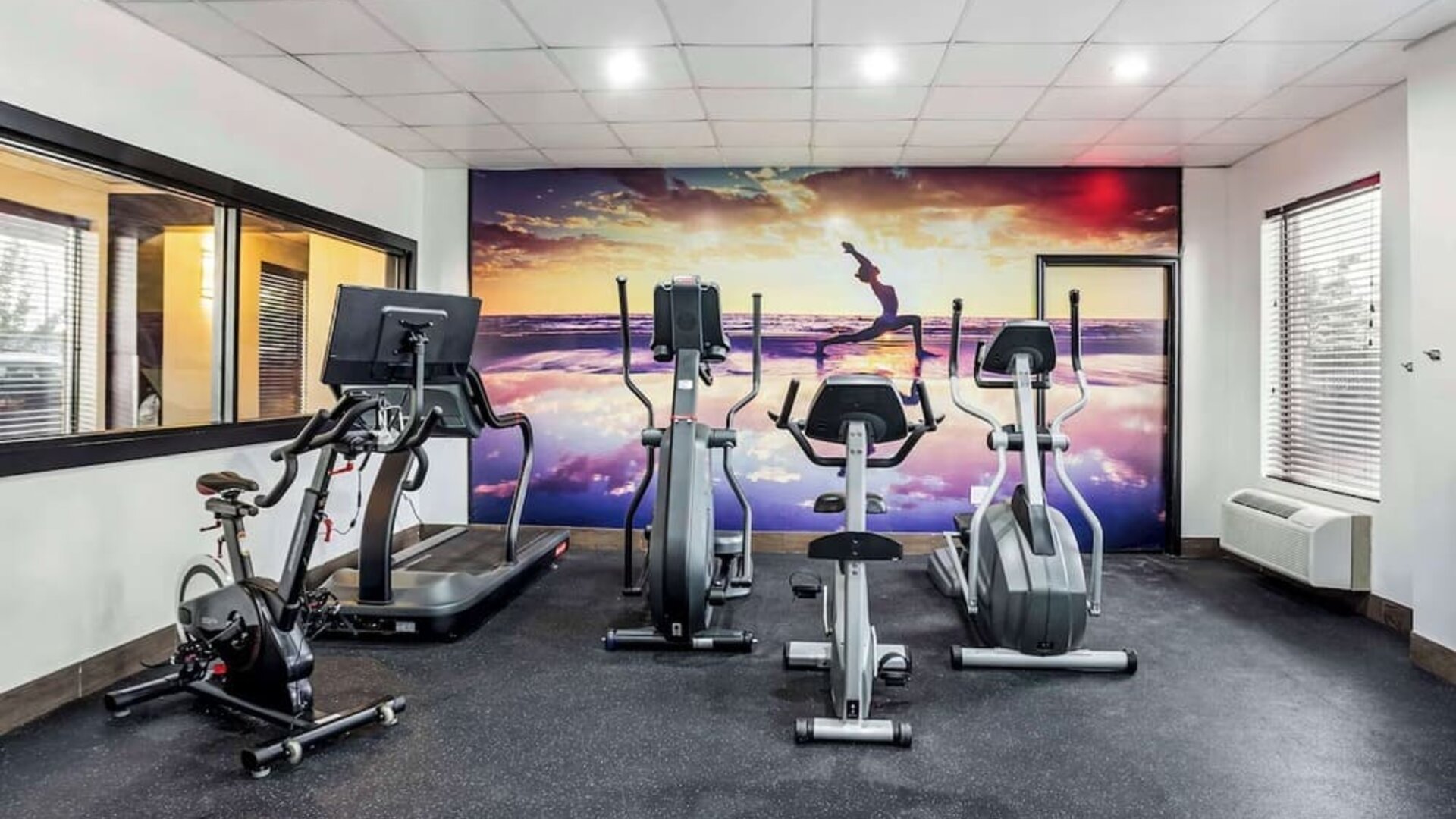 Fitness center available at Best Western Plus Newark Airport West.