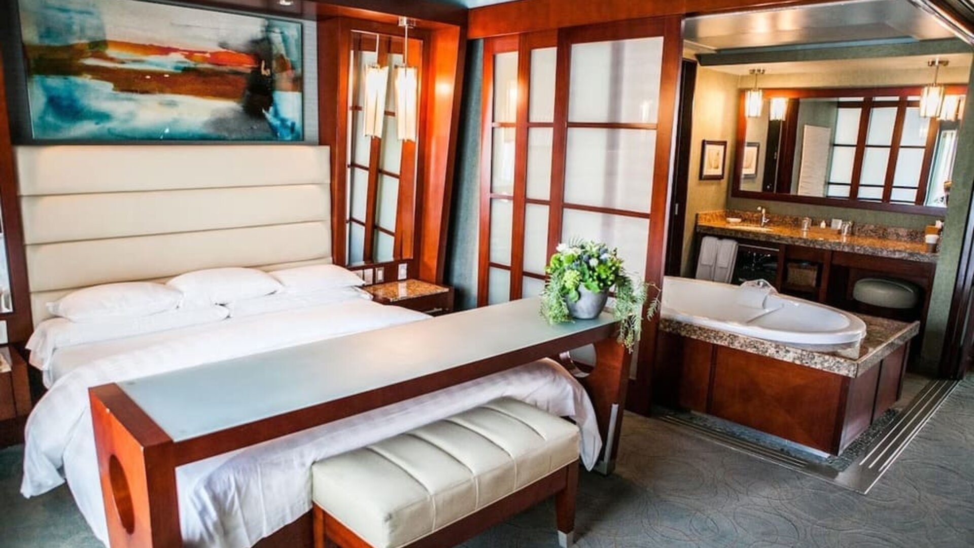 Day use room with tub at Shade Hotel Manhattan Beach.