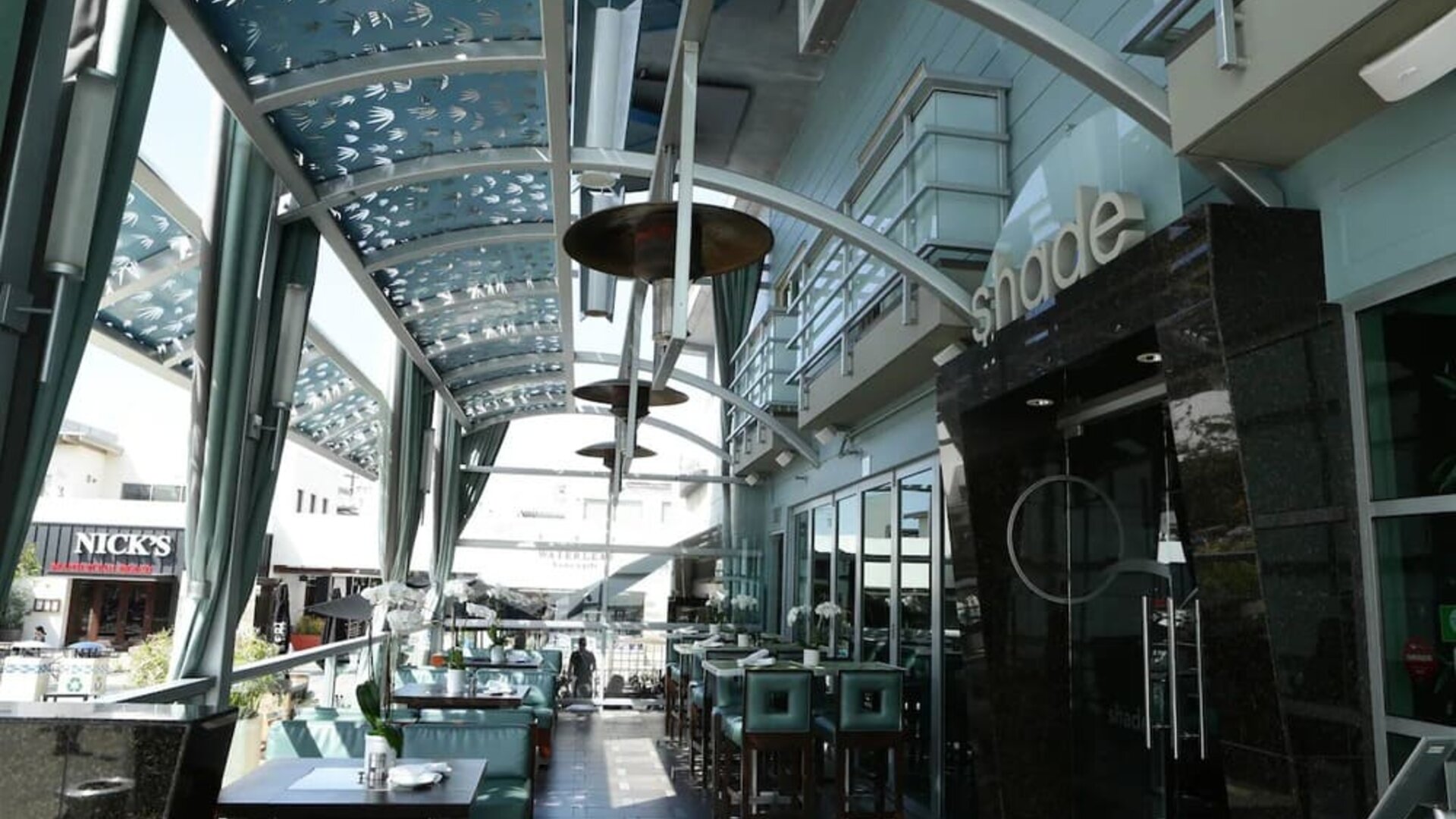 Terrace perfect for coworking at Shade Hotel Manhattan Beach.