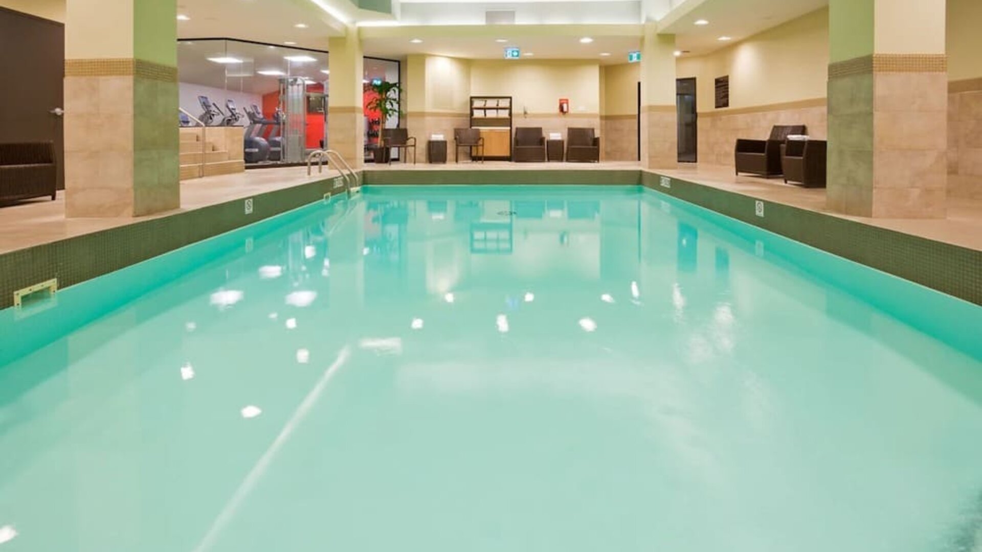 Heated indoor pool at The Hollis Halifax - A DoubleTree Suites By Hilton.