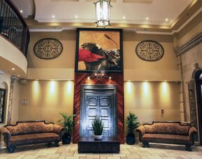 Hotel lobby at Hotel Brossard.