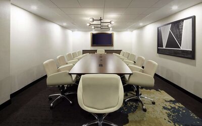 Professional meeting room at DoubleTree By Hilton Montreal Airport.