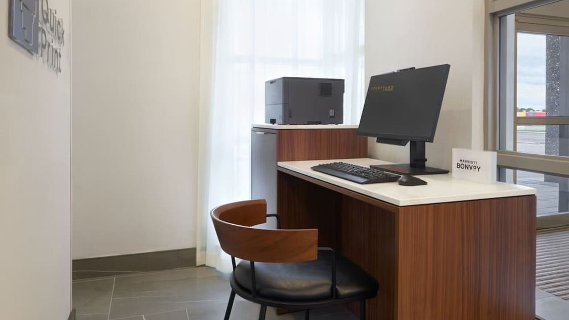 Business center available at Courtyard By Marriott Kitchener.