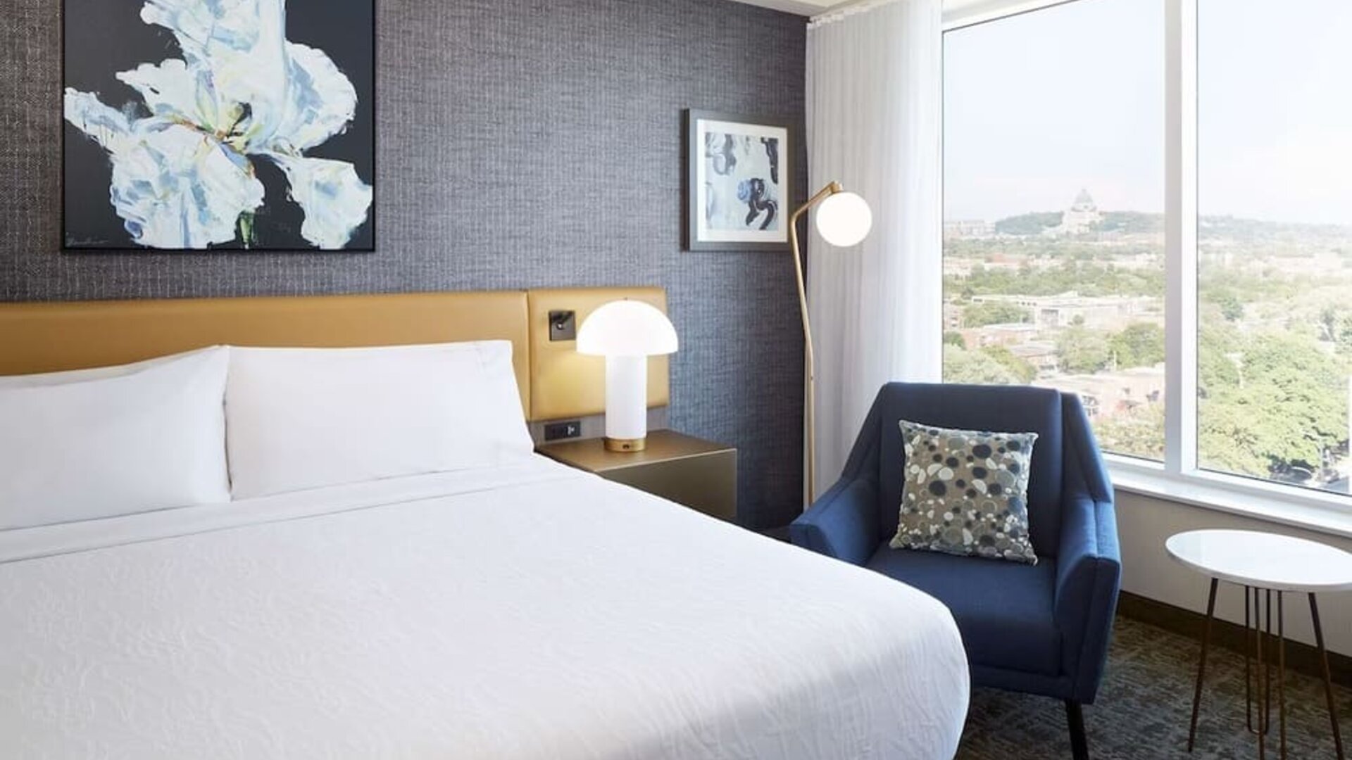 Day use room at Hilton Garden Inn Montreal Midtown.