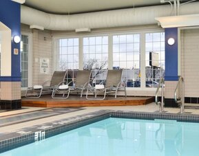 Relaxing indoor pool at Amenida Residences.
