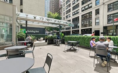 Outdoor seating available at Holiday Inn Manhattan 6th Ave - Chelsea.