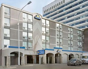 Hotel exterior at Days Inn Edmonton Downtown.