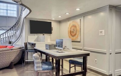 Business center available at Radisson Hotel Salt Lake City Airport.