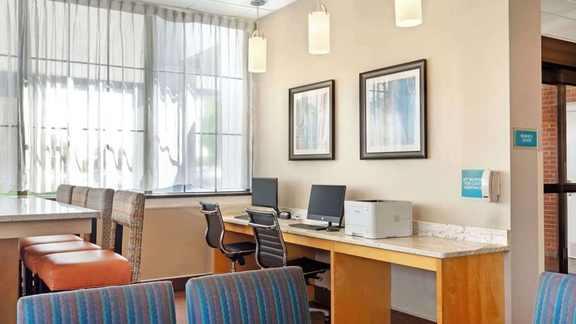Business center available at Best Western Hartford Hotel & Suites.