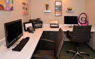 Business center available at Candlewood Suites Boise.