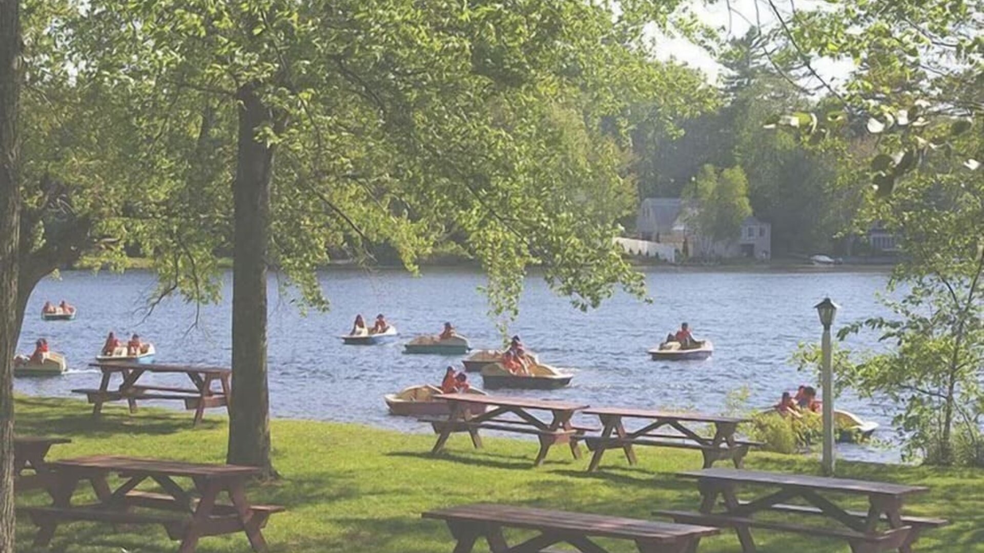 Lake activities at Sturbridge Host Hotel.