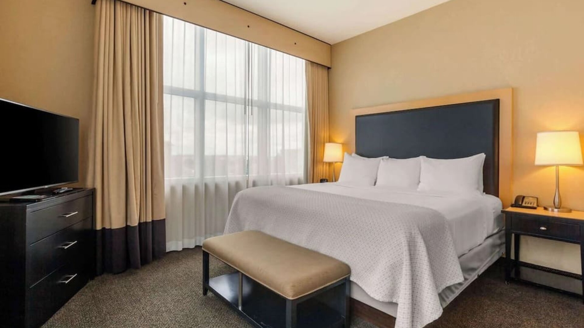 Day use room at Cambria Suites Denver Airport.