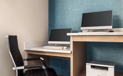 Business center available at La Quinta Inn & Suites - North Stone Oak.