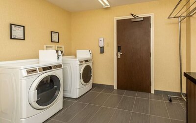 Laundry room at Comfort Inn Ottawa West.