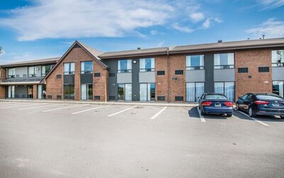 Parking area at Comfort Inn Edmundston.