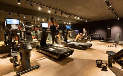 Fitness center at Pullman Lyon.