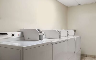 Laundry room at Travelodge Edmonton South.